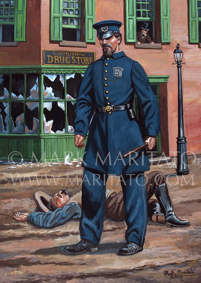 Полицейский в США 19 век